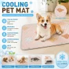 Summer Mat Pet Cooling Ice Blanket Mat Washable Summer Pad Dog Cat Self Cool Blanket For Kennel Crate And Bed Sleeping Ice Silk