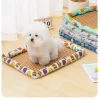 1pc New Free Pillow Pet Bed Cat Cool Summer Bed Waterproof Dog Sleeping Bed Ice Pet Mat Washable Bed For Dog