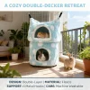 Double-Layer Small Pet Hammock, Soft Flannel Hanging Bed For Hamster Guinea Pig Sugar Glider Pet Supplies