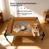 Elevated Dog Bed Cot Cooling Mesh Summer Washable Pet Bed For Small Medium Large Dogs Cats Outdoor Indoor Camping Travel